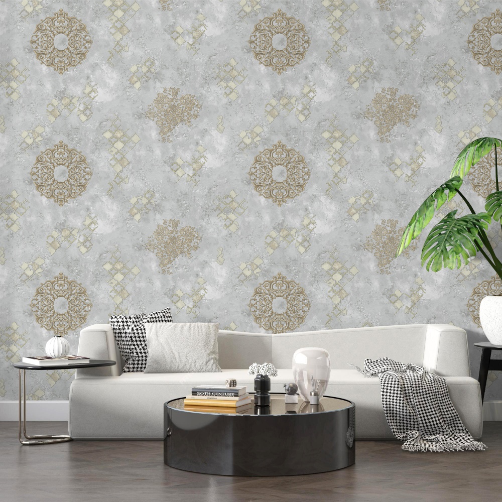 Vintage-PVC-Tapetenr K0337