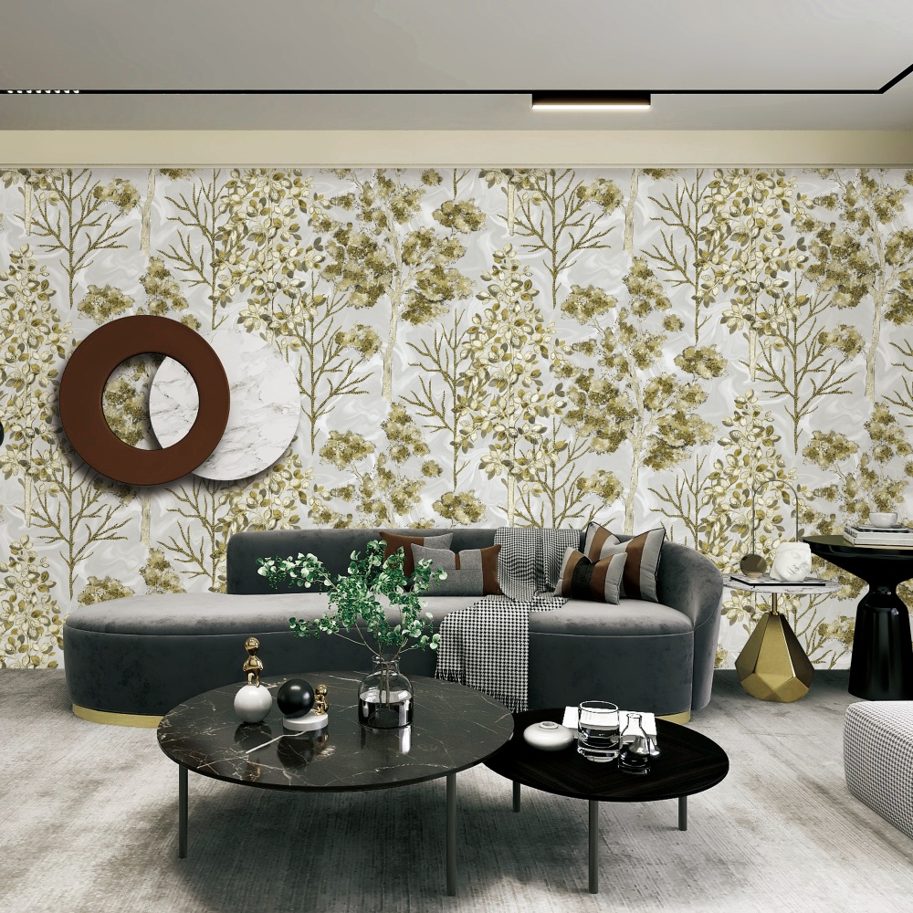 Natürlicher PVC-Tapeten K0404